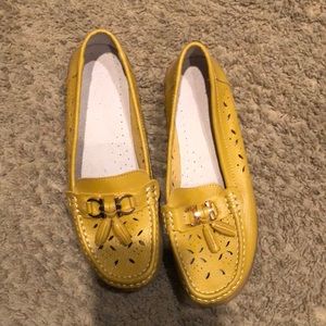 Yellow slippers